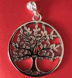 Pendentif Arbre d’Été – Bijou Nature en Argent Sterling 925