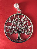 Pendentif Arbre d’Été – Bijou Nature en Argent Sterling 925